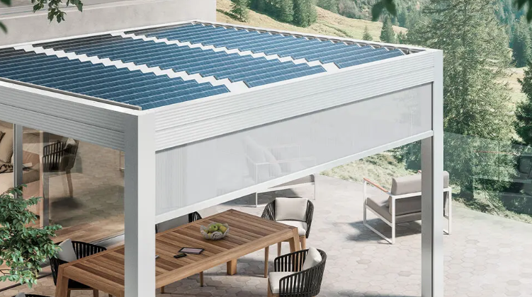 Energy Pergola, la bioclimática fotovoltaica que esperabas.